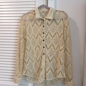 Free people lace shirt